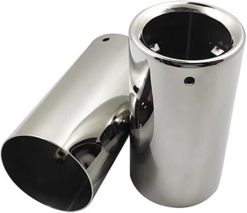 2 Pcs Compatible with BMW F30 2013-2018 E90 E92 3 Series GT325i 328i 320i Exhaust Tips Muffler Cover Decoration Exhaust Tip Car Accessories(Black) in Kuwait