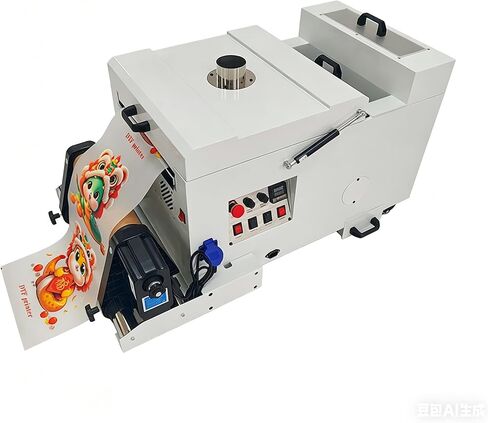 A1 (60cm) DTF Printer with Shaking Dryer, Dual XP600 Head Built-in Automatic Cleaning,4 Times Faster Than L1800 1390, for Clothes Wait Print (5 * 1000ml Dtf Ink 1kg Powder 1 Roll Film) in Saudi Arabia