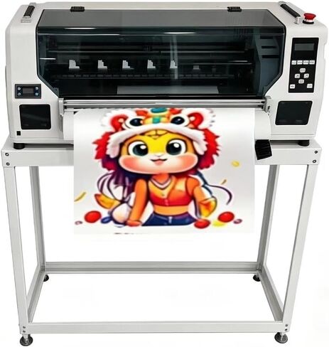 A1 (60cm) DTF Printer with Shaking Dryer, Dual XP600 Head Built-in Automatic Cleaning,4 Times Faster Than L1800 1390, for Clothes Wait Print (5 * 1000ml Dtf Ink 1kg Powder 1 Roll Film) in Saudi Arabia