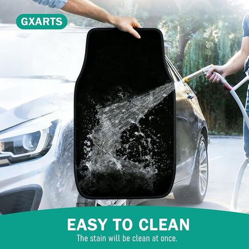 سجادة أرضية السيارة GXARTS متوافقة مع Nissan Rogue 2014 2015 2016 2017 2018 2019 2020 | بطانات أرضية السجاد الأمامية والخلفية، حماية من جميع الأحوال الجوية مع ظهر مضاد للانزلاق in Kuwait