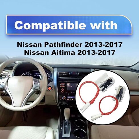 Pleoos Shifter Repair Kit Shift Switch Compatible with 2013-2017 Nissan Pathfinde Altima 2.5L 3.5L Replace OE 349013NW4A 349013NW1A 349013NW3A 34901-3NW2A in Kuwait