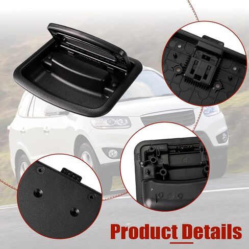 857552B000 Rear Cargo Tray Handle Black for Hyundai Santa FE 2006-2015 Tailgate Release Switch, Luggage Cover Clasp Cargo Tray Handle 857552B000WK Trunk Lid Release Switch in Saudi Arabia