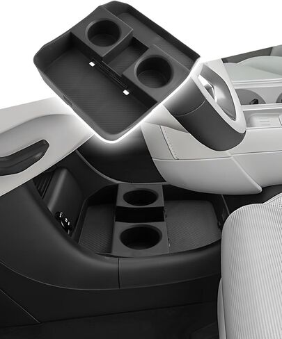 CDEFG for 2026 Hyundai Palisade Lower Console Cup Holder Tray - Palisade Under Center Console Organizer Accessories - Only Fit 7-Seat in Kuwait