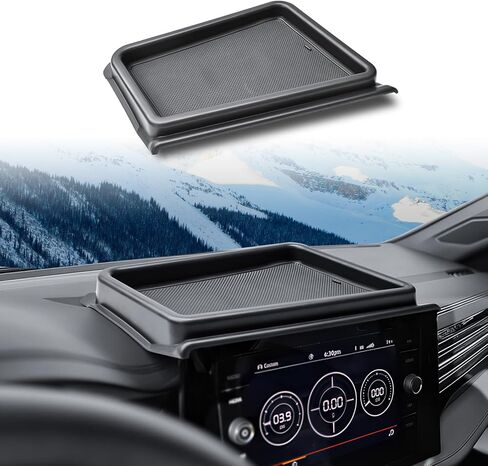 Dashboard Organizer Storage Tray Compatible with 2025 2026 Volkswagen Jetta Accessories - Behind 8-inch Screen Organizer for 2025-2026 Jetta S/SE/SEL/Sport/GLI Dash Shelf ABS in Saudi Arabia
