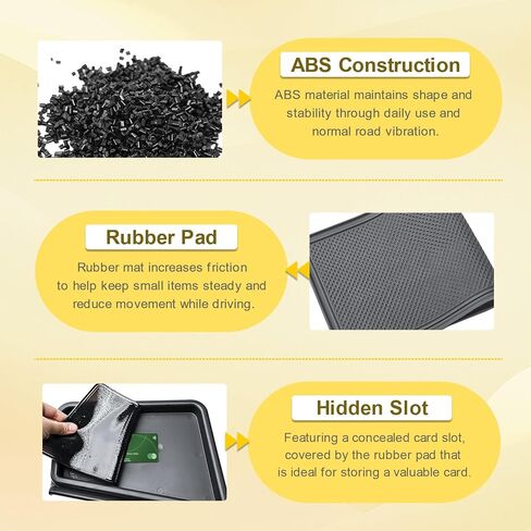 Dashboard Organizer Storage Tray Compatible with 2025 2026 Volkswagen Jetta Accessories - Behind 8-inch Screen Organizer for 2025-2026 Jetta S/SE/SEL/Sport/GLI Dash Shelf ABS in Saudi Arabia