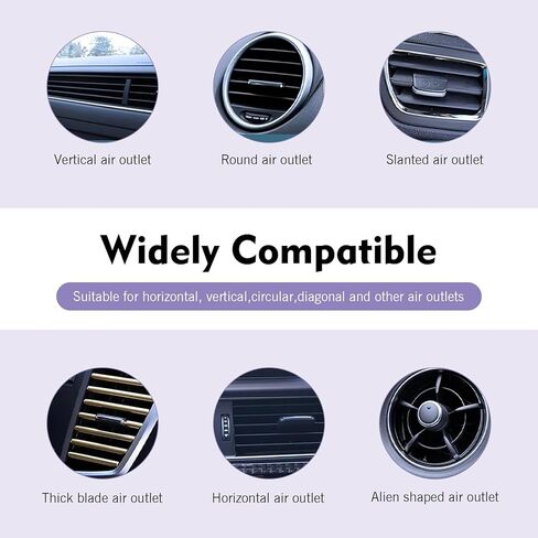 Car Air Vent Storage Bag, Napa Leather Vent Organizer Pouch, Large Capacity Car Air Conditioner Storage Organizer, Universal Organizing Bag for ID Cards Glasses Phones Keys (Black) in Saudi Arabia