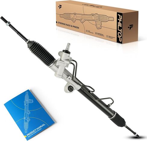 PHILTOP Hydraulic Power Steering Rack and Pinion Compatible for 2006-2010 H3, 2010 H3T Replace 22-1040 in Kuwait