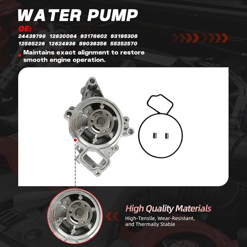 Head Gasket Set Timing Chain Kit With Cam Phaser VVT Solenoid Water Oil Pump Fit For Chevy Equinox Malibu Buick Lacrosse Regal Verano Gmc Terrain 2.4 2.2L 2011-2017 in Saudi Arabia