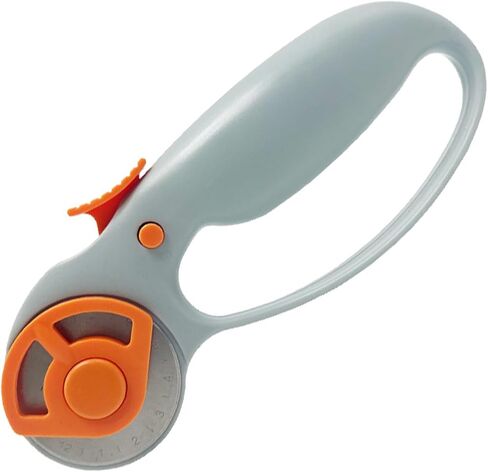 Rotary Cutter for Fabric with Safety Lock,Fabric Cutter Rotary Tool with Ergonomic Classic Comfort Loop for Crafting Sewing Quilting 45mm in Saudi Arabia