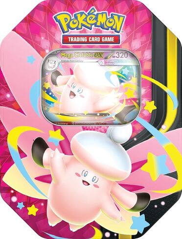 Pokémon TCG: Mega Moonlit Tin Mega Clefable in Kuwait