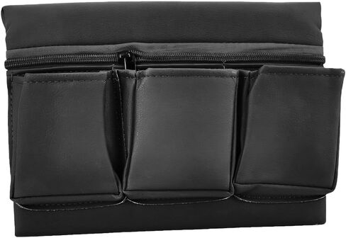 Car Window Armrest Storage Box, Multi-Function Comfortable Vehicle Door Window Arm Rest Pad Organizer, Multiple Pockets Automotive Interior Door Elbow Rest Pad Cushion, Universal Fit (Black) in Kuwait