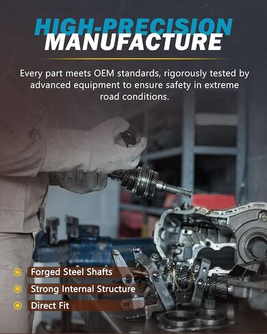 جانب السائق الأمامي لمحور السيرة الذاتية لـ 2010 2011 2012 2013 2014 2015 2016 2017 Chevy Equinox GMC Terrain، استبدال المحاور [2.4L] in Kuwait