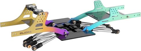 طقم هيكل INJORA Rainbow Titanium LCG لـ 1/24 SCX24 in Kuwait