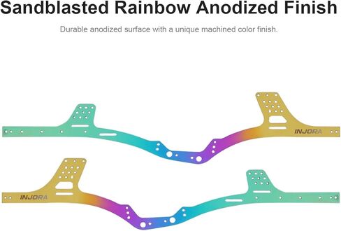 طقم هيكل INJORA Rainbow Titanium LCG لـ 1/24 SCX24 in Kuwait