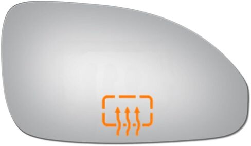 Burco 5290H Convex Passenger Side View Heated Mirror, OEM# 15952800, Fits Buick Enclave 2008-2017, Drop Fit Replacement for Heated Mirrors, Smooth Edges for Safety in Kuwait