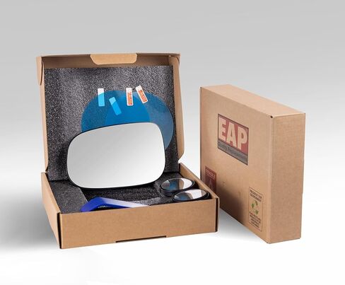 EAP Driver Side Mirror Glass Compatible With Volvo S40 S60 S80 C30 C70 V50 V70, Heated Without Auto Dimming, 30716480 30716481 in Kuwait