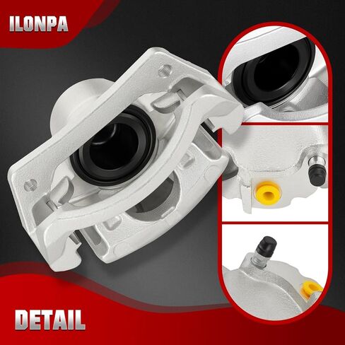 Front Disc Brake Caliper Assembly with Bracket fit for 2002-2007 Jeep Liberty, Front Right and Left Caliper set with 2PC, 18-B4844 + 18-B4845 in Kuwait