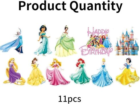 Cute Happy Birthday Cake Toppers, Cute Princess Cake Topper, Cartoon Birthday Cake Decorations, Perfect for Parties and Holiday Celebrations in Saudi Arabia