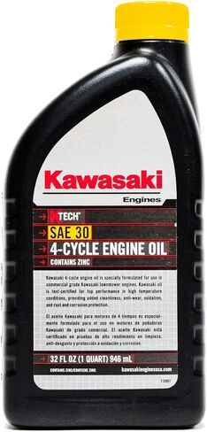 زيت محرك كاواساكي 24PK أصلي OEM ذو 4 دورات 1QT زجاجة SAE 30 K-Tech 99969-6281 in Kuwait
