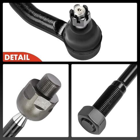 A-Premium Set of 4, Front Inner Outer Tie Rod End Kit, Compatible with Nissan TITAN 2017-2023 in Kuwait