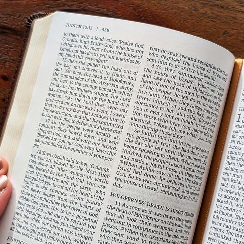 الكتاب المقدس الكاثوليكي المخصص من SacredBound - الطبعة الكاثوليكية NRSV، Brown LeatherSoft | الاسم المنقوش، الكتاب المقدس الكامل المكون من 73 كتابًا، هدية للمعمودية، التثبيت، RCIA (الاسم فقط) in Kuwait