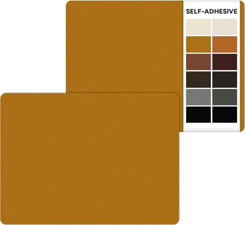 IANZE 2Pcs Leather Repair Patch, Self Adhesive Leather Repair Patch for Car Seats, Couches, Furniture, Sofa, Handbags, Office Chair (Tan) in Saudi Arabia