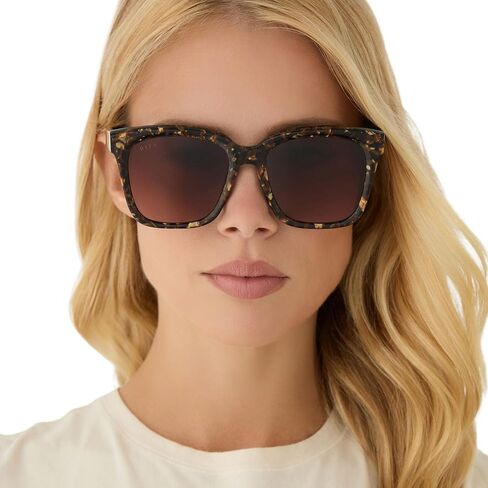 DIFF Meredith Designer Oversized Square Sunglasses for Women UV400 Protection in Saudi Arabia