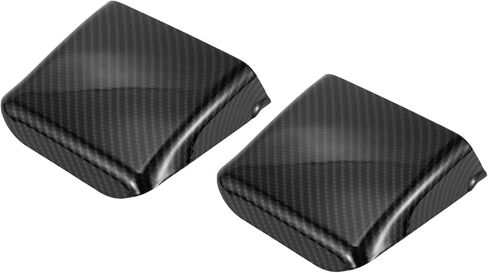 1set Tail Light Lamp Side Cover Trim for Jeep Wrangler JL JLU 18-24 for Jeep Gladiator JT 20-24 Rear Taillights Side Lamp Decor Trim Cover Exterior Carbon Fiber Pattern ABS Black in Kuwait