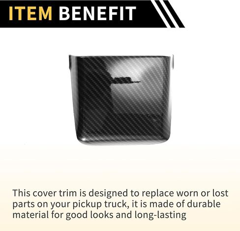 1set Tail Light Lamp Side Cover Trim for Jeep Wrangler JL JLU 18-24 for Jeep Gladiator JT 20-24 Rear Taillights Side Lamp Decor Trim Cover Exterior Carbon Fiber Pattern ABS Black in Kuwait