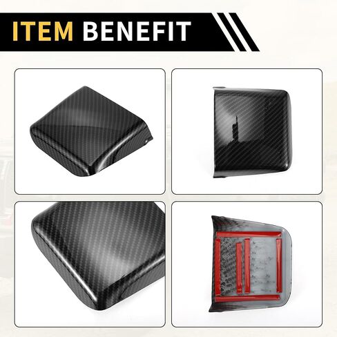 1set Tail Light Lamp Side Cover Trim for Jeep Wrangler JL JLU 18-24 for Jeep Gladiator JT 20-24 Rear Taillights Side Lamp Decor Trim Cover Exterior Carbon Fiber Pattern ABS Black in Kuwait