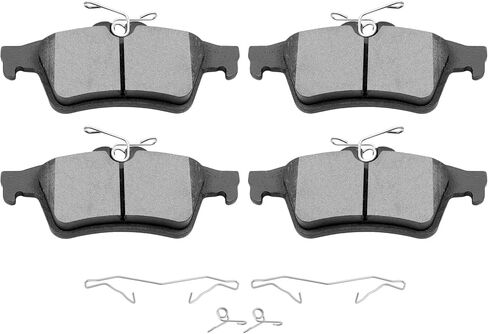ECCPP D1095 Rear Ceramic Disc Brake Pad Set - [Fit For Ford;For Mazda;For Jaguar;For Volvo;For Saab;For Chevrolet;For Saturn;For Pontiac] in Saudi Arabia