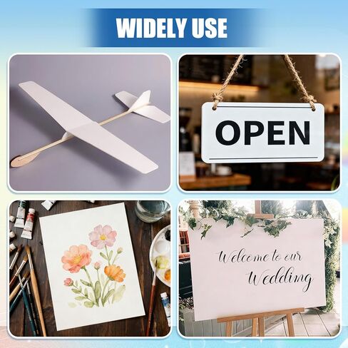 12 Pcs 30" x 40" White Foam Board Bulk Foam Core Backing Board 1/8 Inch Thickness Large Core Poster Boards for Presentations, School, Office, Art Projects in Saudi Arabia
