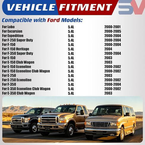 5.4L Cylinder Head Gasket Set With Head Bolts Fit For Ford F150 Expedition F250 F350 Super Duty E-150 E-250 E-350 Econoline Club Wagon V8 2V 5.4L 2000-2004 OE# HS9790PT-15 ES72798 in Saudi Arabia