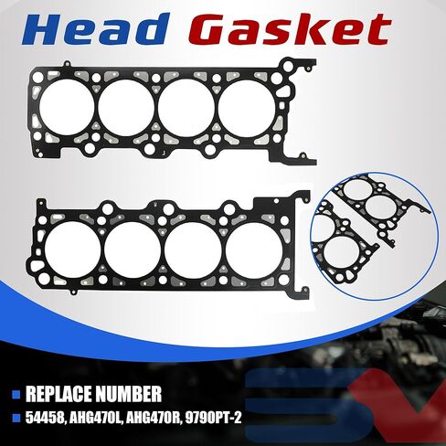 5.4L Cylinder Head Gasket Set With Head Bolts Fit For Ford F150 Expedition F250 F350 Super Duty E-150 E-250 E-350 Econoline Club Wagon V8 2V 5.4L 2000-2004 OE# HS9790PT-15 ES72798 in Saudi Arabia