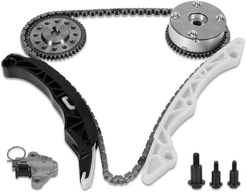 1320520116 Timing Chain Kit Camshaft Adjuster VVT Gear Compatible with Smart Fortwo Cabrio Turbo 451 2007–2018 1.0L Petrol Engine M132 | Includes Chain, Tensioner, Guides & Bolts in Saudi Arabia
