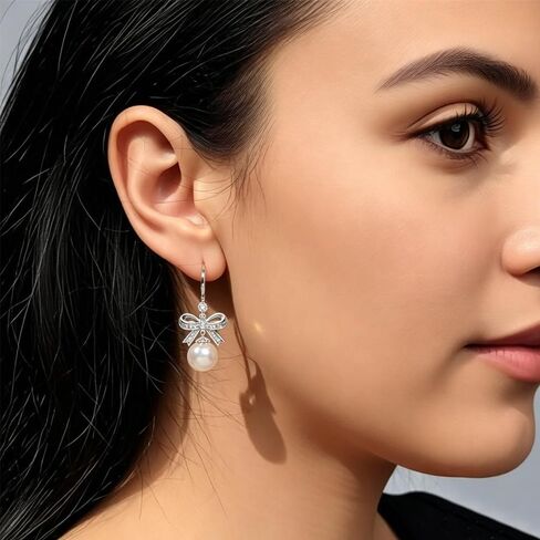 MIKAMU 14K أقراط اللؤلؤ الذهبية للنساء تشيكوسلوفاكيا مكعب زركونيا مطلية بالذهب العصرية اللؤلؤ القرط للنساء مجوهرات in Saudi Arabia