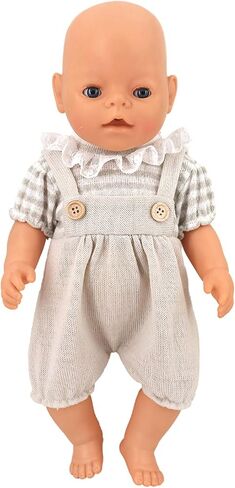 Doll Clothes and Accessories, 4 Set 14 Inch -18 Inch Doll Clothes Includes Doll Outfits Dress Hat Socks in Saudi Arabia