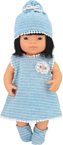 Doll Clothes and Accessories, 4 Set 14 Inch -18 Inch Doll Clothes Includes Doll Outfits Dress Hat Socks in Saudi Arabia