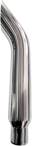 GERTEC 7" to 5" OD x 48 inch Chrome Stack Pipe Bull Horn in Saudi Arabia