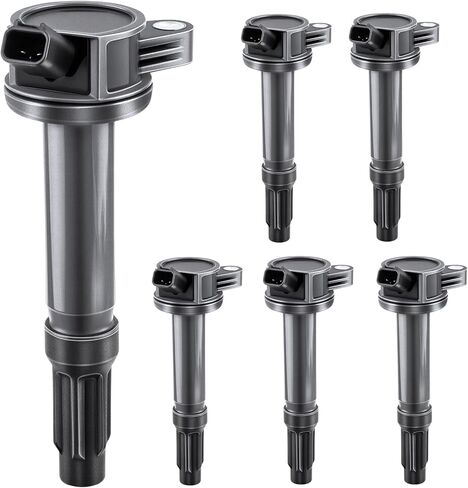 UF486 Ignition Coil Pack Compatible with Ford & Lincoln & Mazda Mercury 3L 3.0L V6 Escape 2009-2012, Fusion 2006-2012, Zephyr 2006, Tribute 2008-2011, Mariner 2009-2011, Milan 2006-2011, Set of 6 in Saudi Arabia