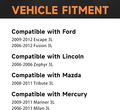 UF486 Ignition Coil Pack Compatible with Ford & Lincoln & Mazda Mercury 3L 3.0L V6 Escape 2009-2012, Fusion 2006-2012, Zephyr 2006, Tribute 2008-2011, Mariner 2009-2011, Milan 2006-2011, Set of 6 in Saudi Arabia