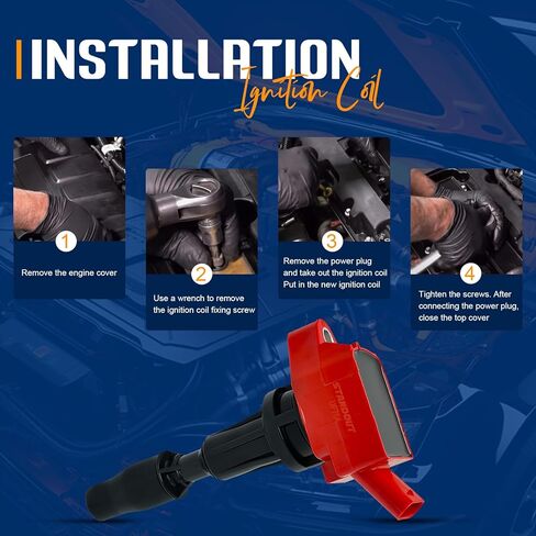 STANDOUT IGNITION COIL PACK UF764 & Iridium Spark Plug Compatible with Hyundai Santa FE(2015-2019) 2.0L/2.4L,Kia Optima Sorento Sportage 2.0L/2.4L in Saudi Arabia