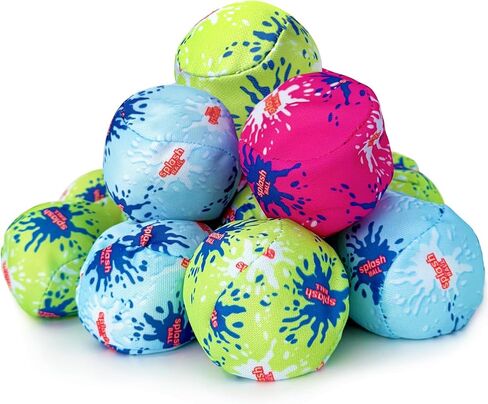 Irrmshr 16 Pack 3" Splash Water Ball,Water Absorbent Balls,Bomb Water Splash Ball for Outdoor Water Fight Game,Swimming Pool,Beach,Summer in Saudi Arabia