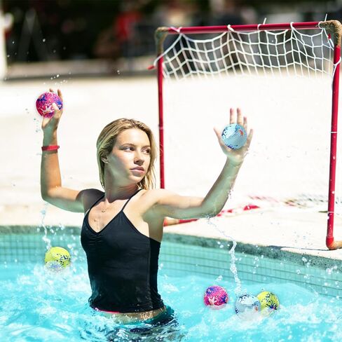 Irrmshr 16 Pack 3" Splash Water Ball,Water Absorbent Balls,Bomb Water Splash Ball for Outdoor Water Fight Game,Swimming Pool,Beach,Summer in Saudi Arabia