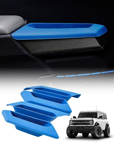ROADER Bronco Center Console Organizer Compatible with 2021-2025 New Ford Bronco Interior Accessories, Dashboard Behind Screen Storage Tray with Phone Holder Dash Organizer-Black in Saudi Arabia