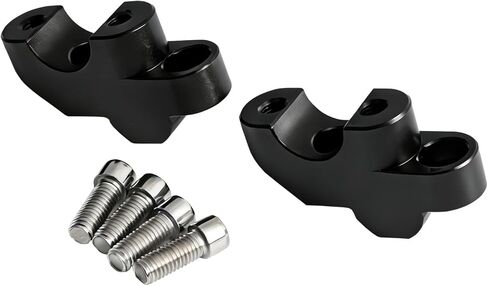 Motorcycle Handlebar Risers for NC700X NC700S NC750X NC750S CB500F CB500 – Offset Raised & Shifted Back Riser Set (1" Height) in Saudi Arabia