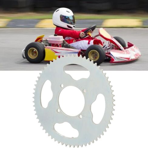 Yosoo Health Gear T8F 64T Rear Sprocket, Steel 4 Hole 54mm Bore Chain Sprocket, Compatible with 47cc 49cc Mini Motorcycles ATV Go Karts in Saudi Arabia