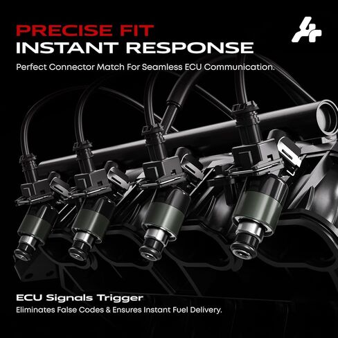 Fuel Injectors Set of 8, Compatible with 1994 1995 1996 Chevy Impala Camaro Corvette Caprice, 1994 Commerical Chassis, Buick Roadmaster, Cadillac Fleetwood, Pontiac Firebird V8 5.7L, Gas in Saudi Arabia