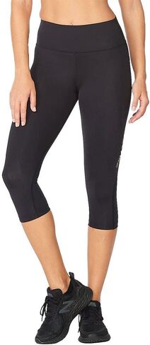 2XU Women's MCS X Train Mid Rise 3/4 Compression Tight (Black/Gold, Small) in Saudi Arabia