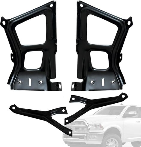 68049744AA Rear Step Bumper Bracket Set, Compatible with RAM 1500 2500 3500 2009 2010 2011 2012 2013 2014 2015 2016 2017 2018, Right Passenger Side and Left Driver Side in Saudi Arabia